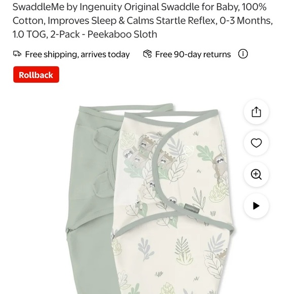 SwaddleMe Other - SwaddleMe Baby Swaddle 2-Pack